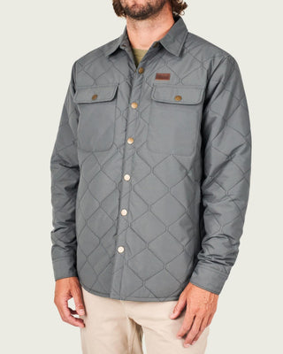 Marsh Wear Saluda Puff Shacket - Charcoal