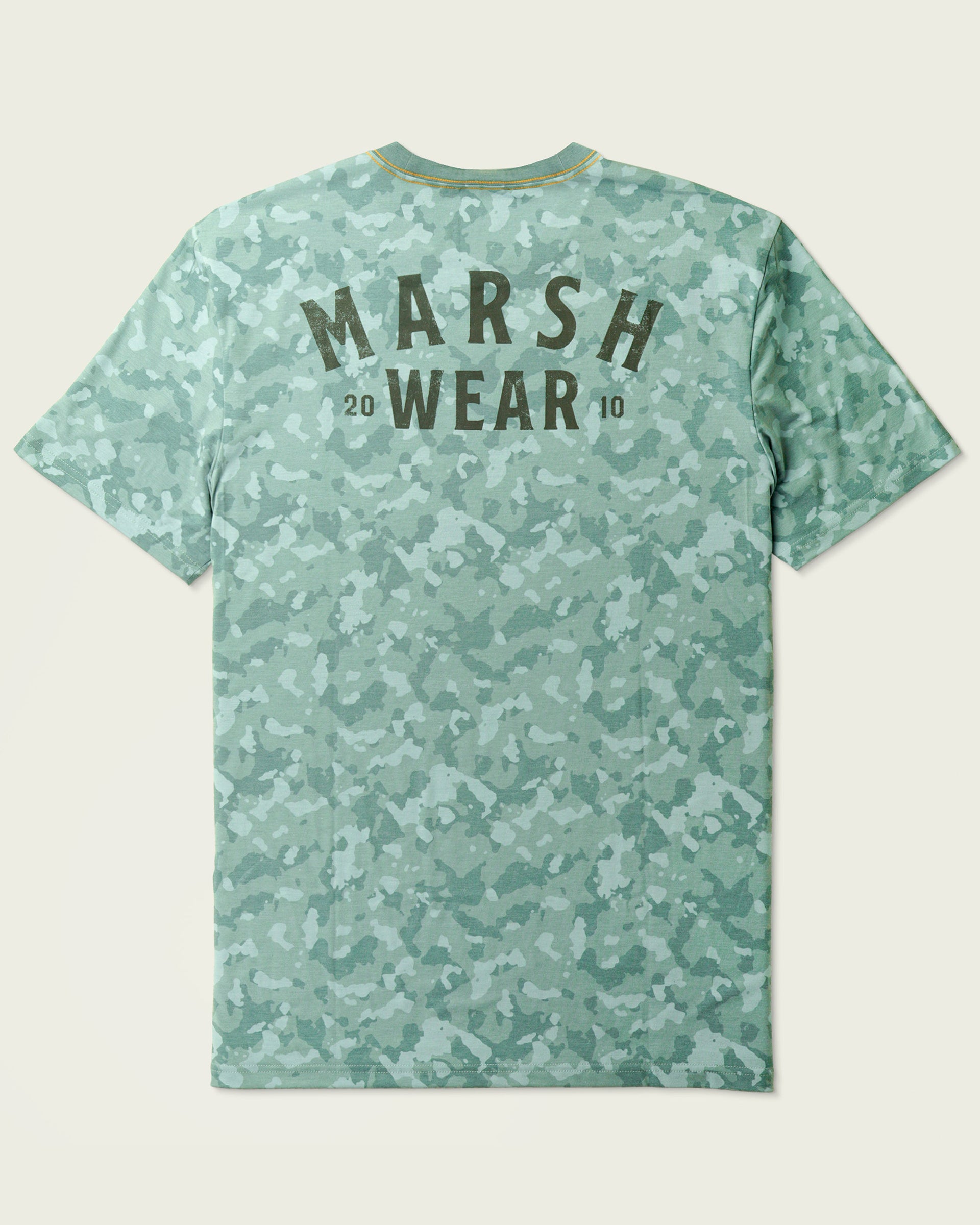 Marsh Wear Stackhouse Tech Tee - Trellis Foxhole Heather