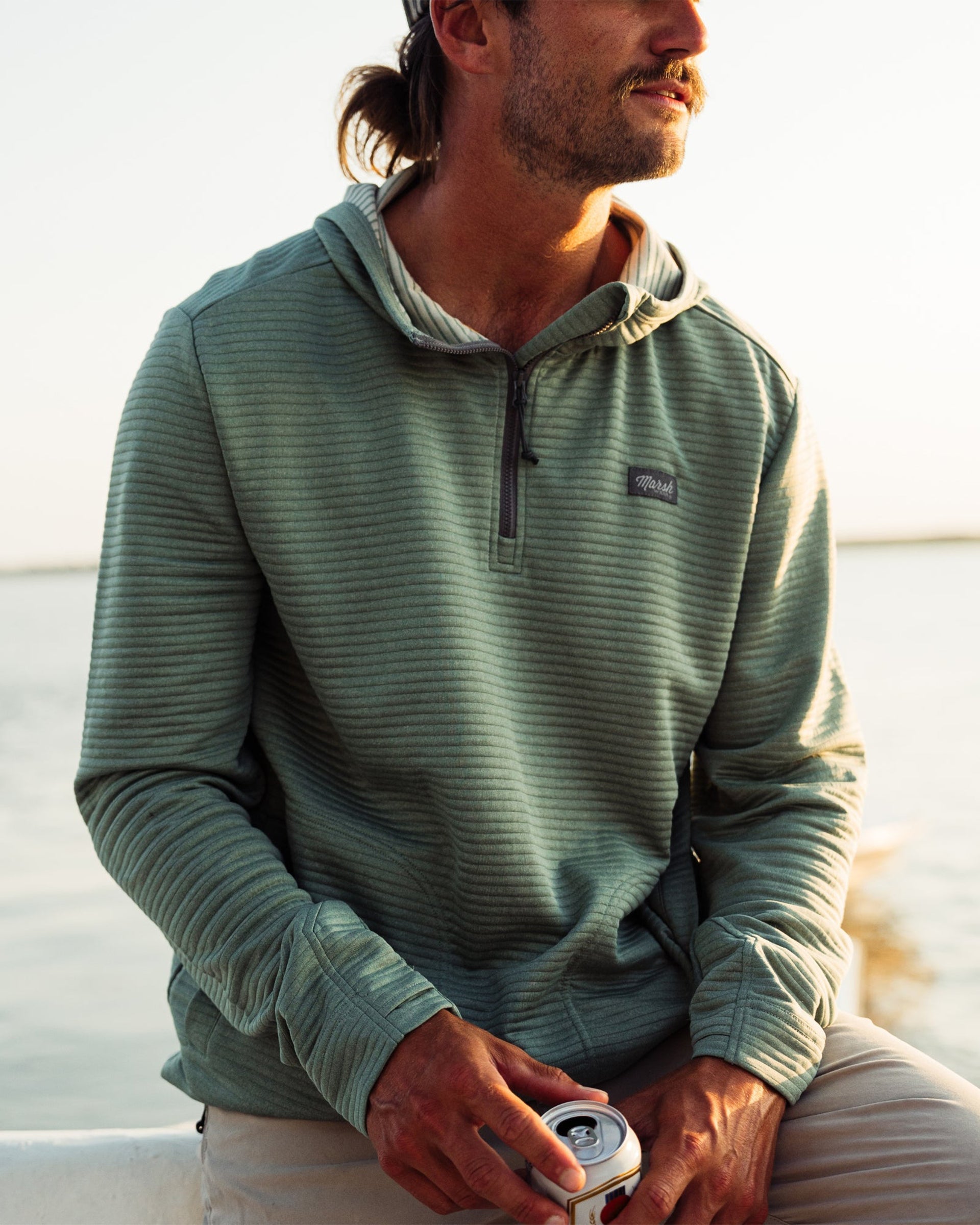 Marsh Wear Sullivan Tech Hoodie - Lily Pad