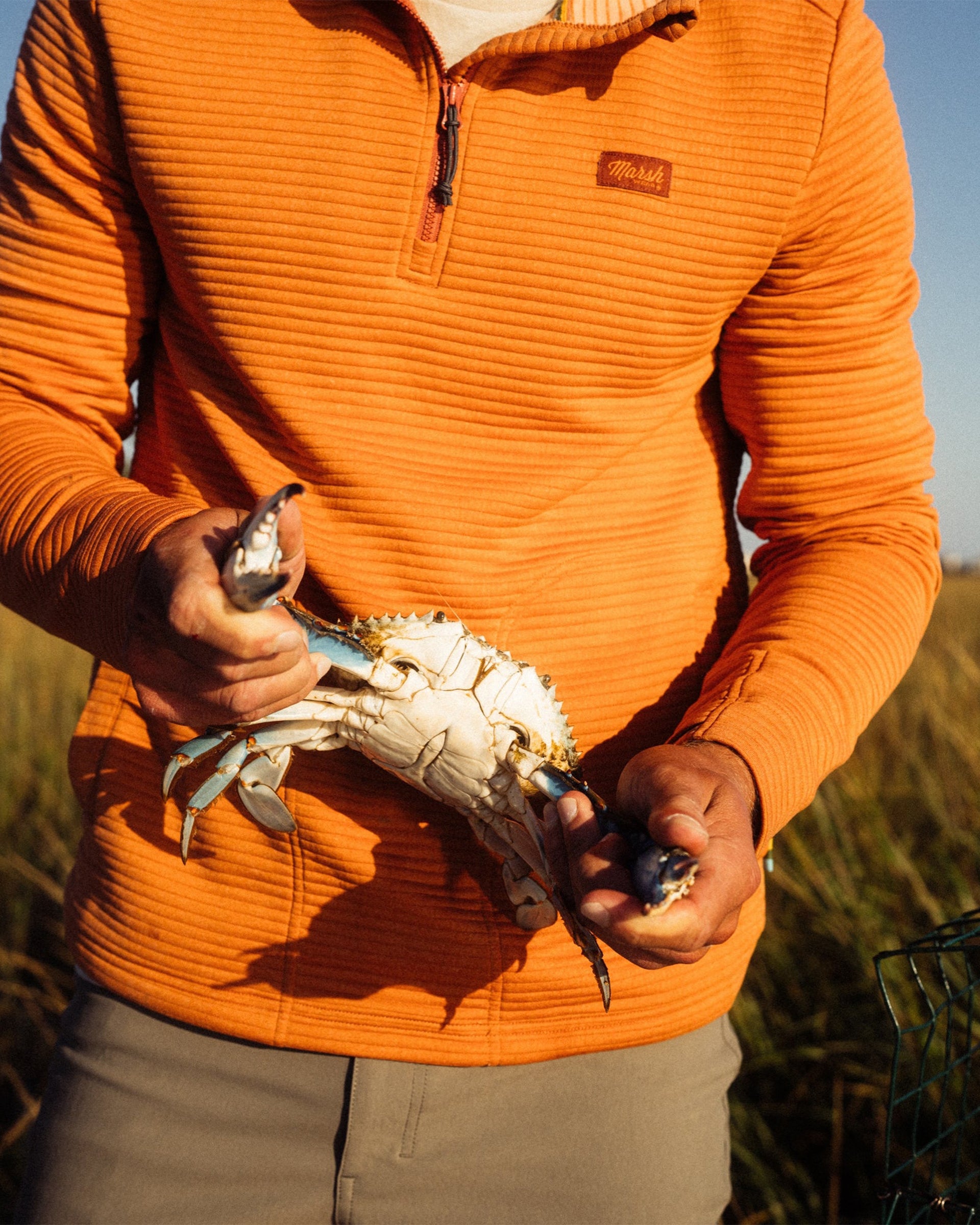 Marsh Wear Sullivan Tech Hoodie - Apricot Orange