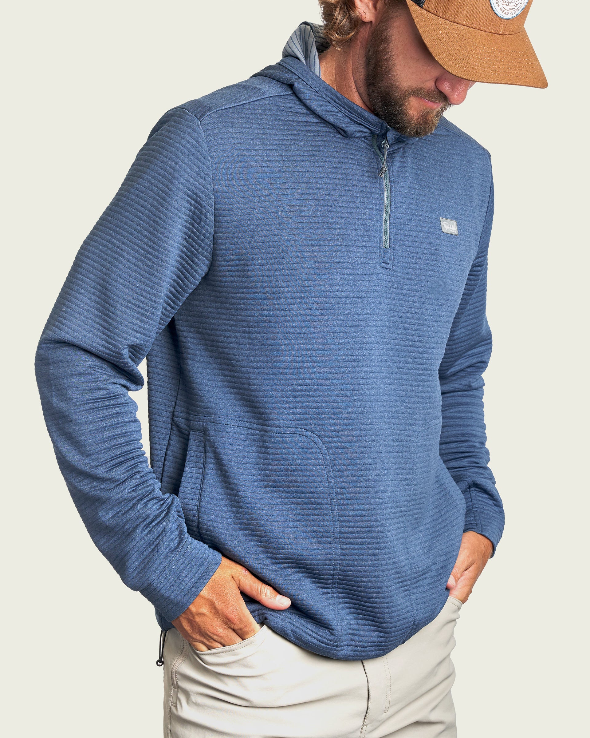Marsh Wear Sullivan Tech Hoodie - Stargazer Blue