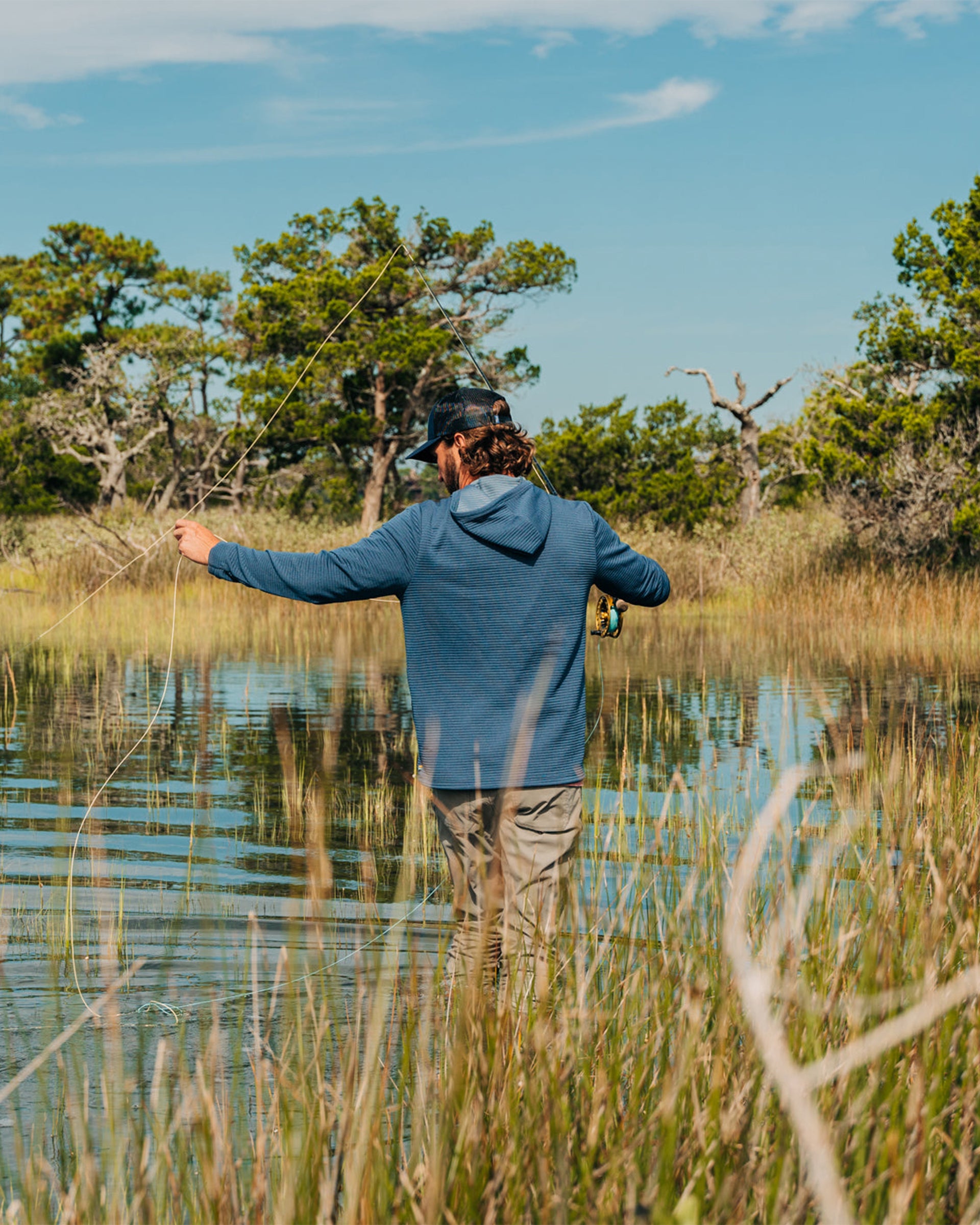 Marsh Wear Sullivan Tech Hoodie - Stargazer Blue