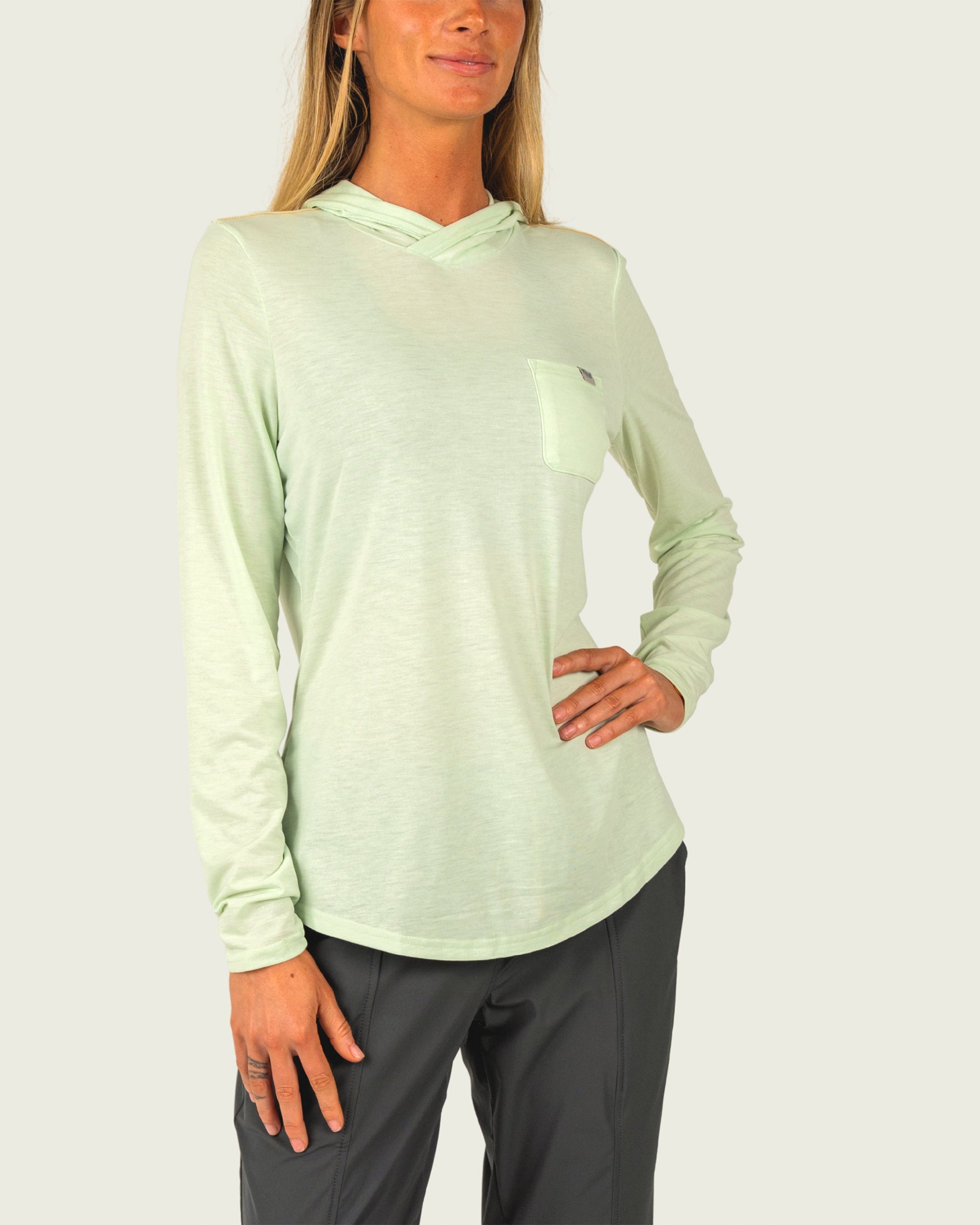 Marsh Wear Women's Buxton Tech Hoodie - Ambrosia Heather