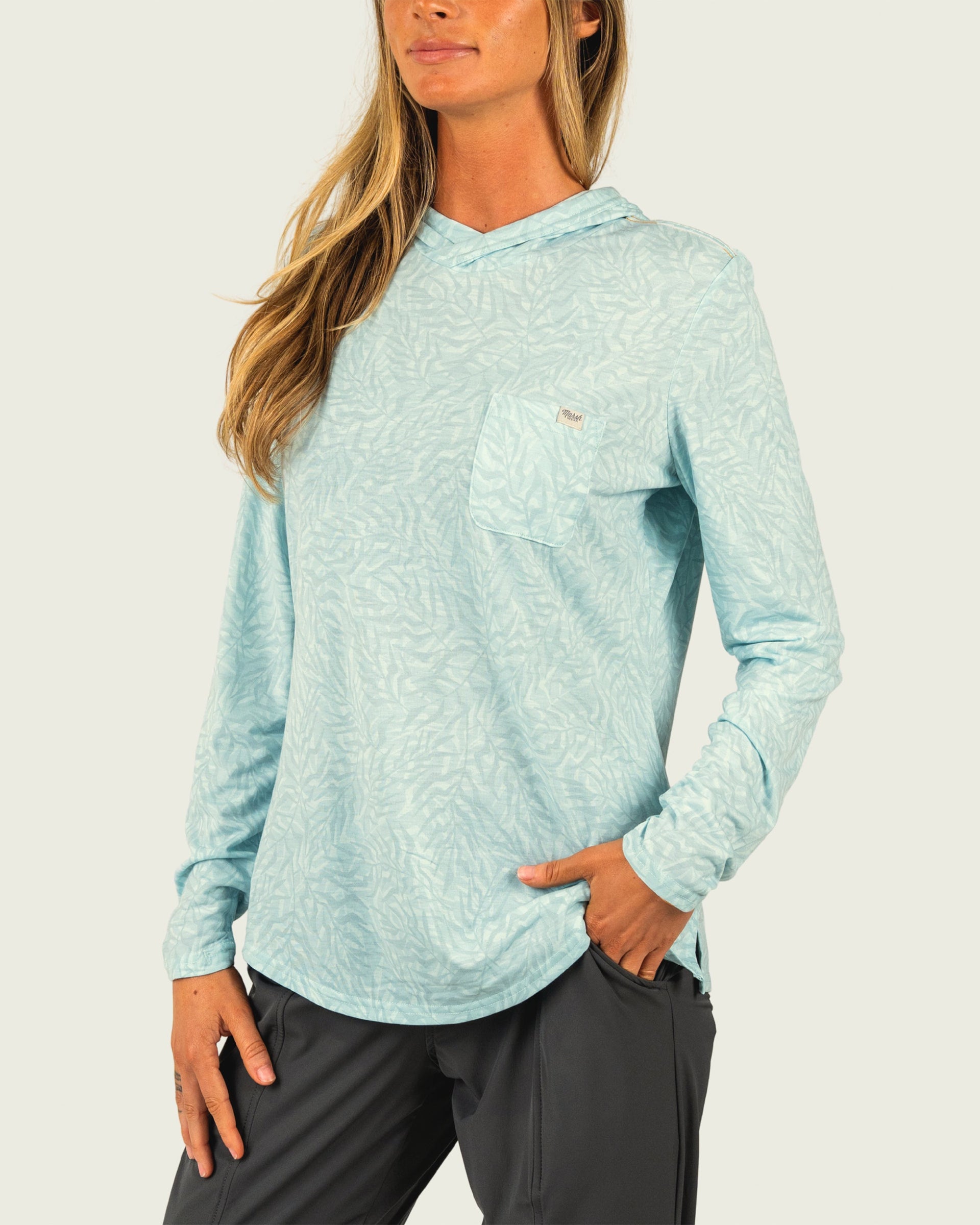 Marsh Wear Women's Buxton Tech Hoodie - Silver