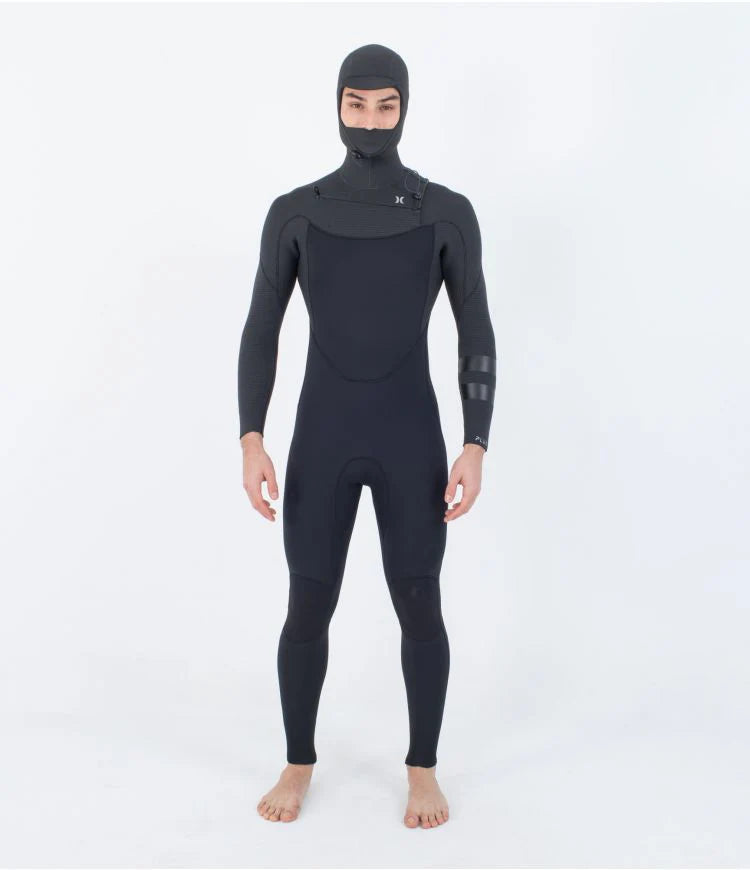Hurley Men's 5/3mm Plus Hooded Texture Fullsuit Wetsuit