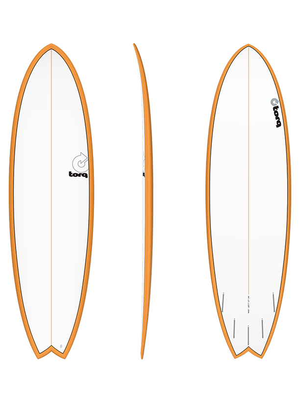 Mod Fish TET Tech Surfboard-Orange