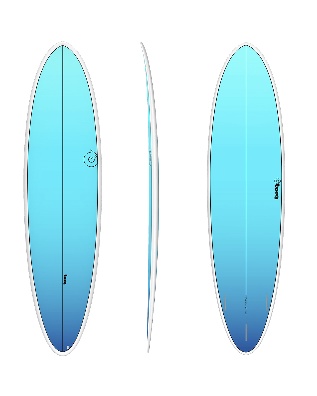 Torq TET Mod Fun Surfbooard- Retro Blue Fade