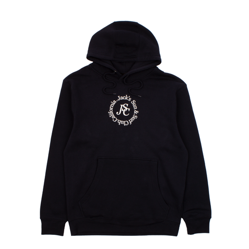 Motto Pullover Hoodie-Navy