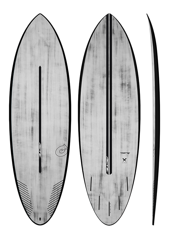 ACT Multiplier Surfboard-Black Rails