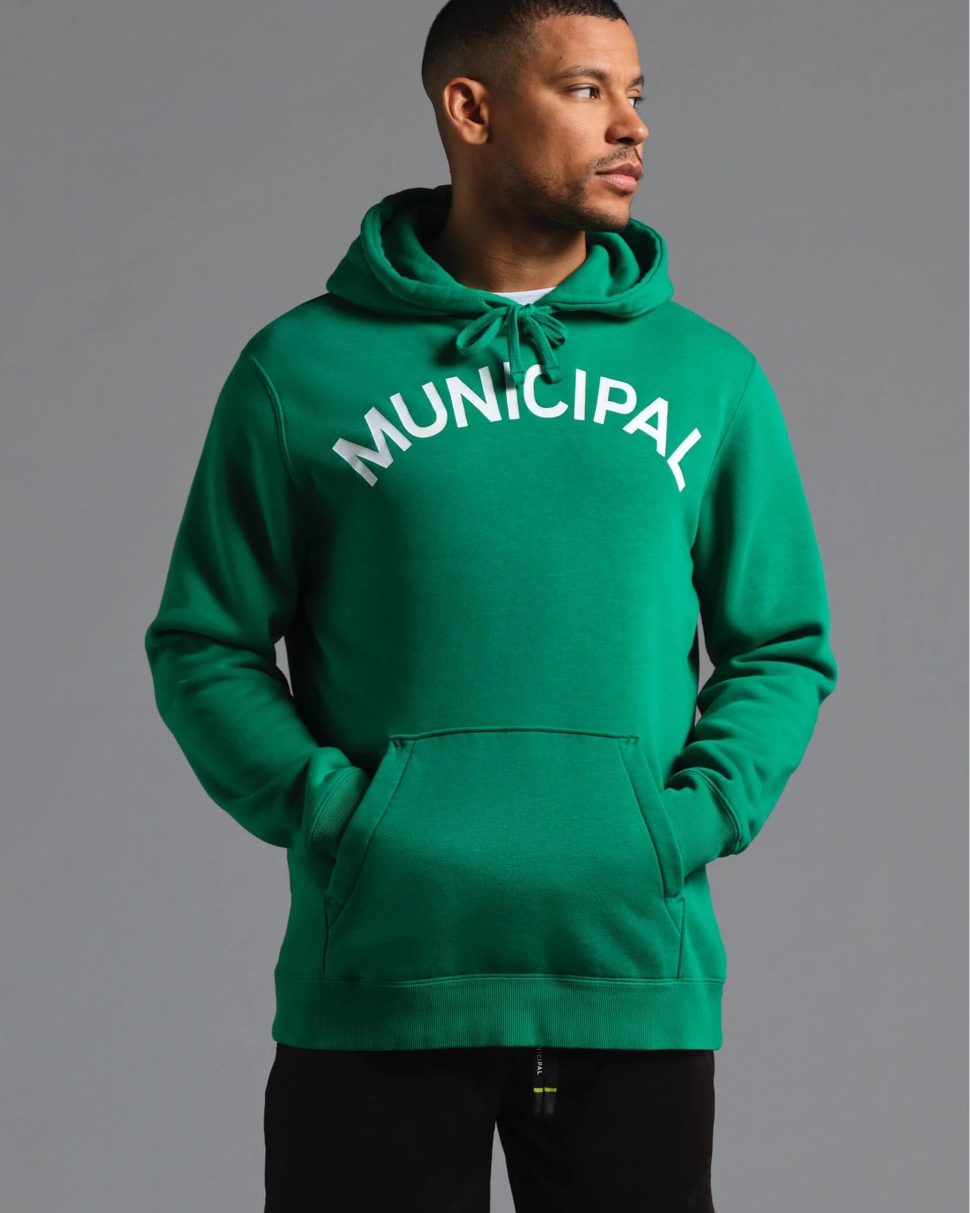 Municipal Origin 300 Hoodie - Boston Green/White