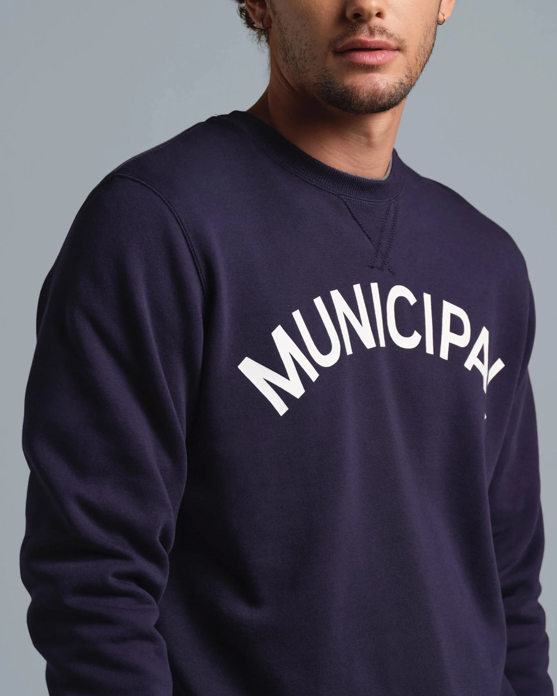 Municipal Origin Fleece Crew - Navy