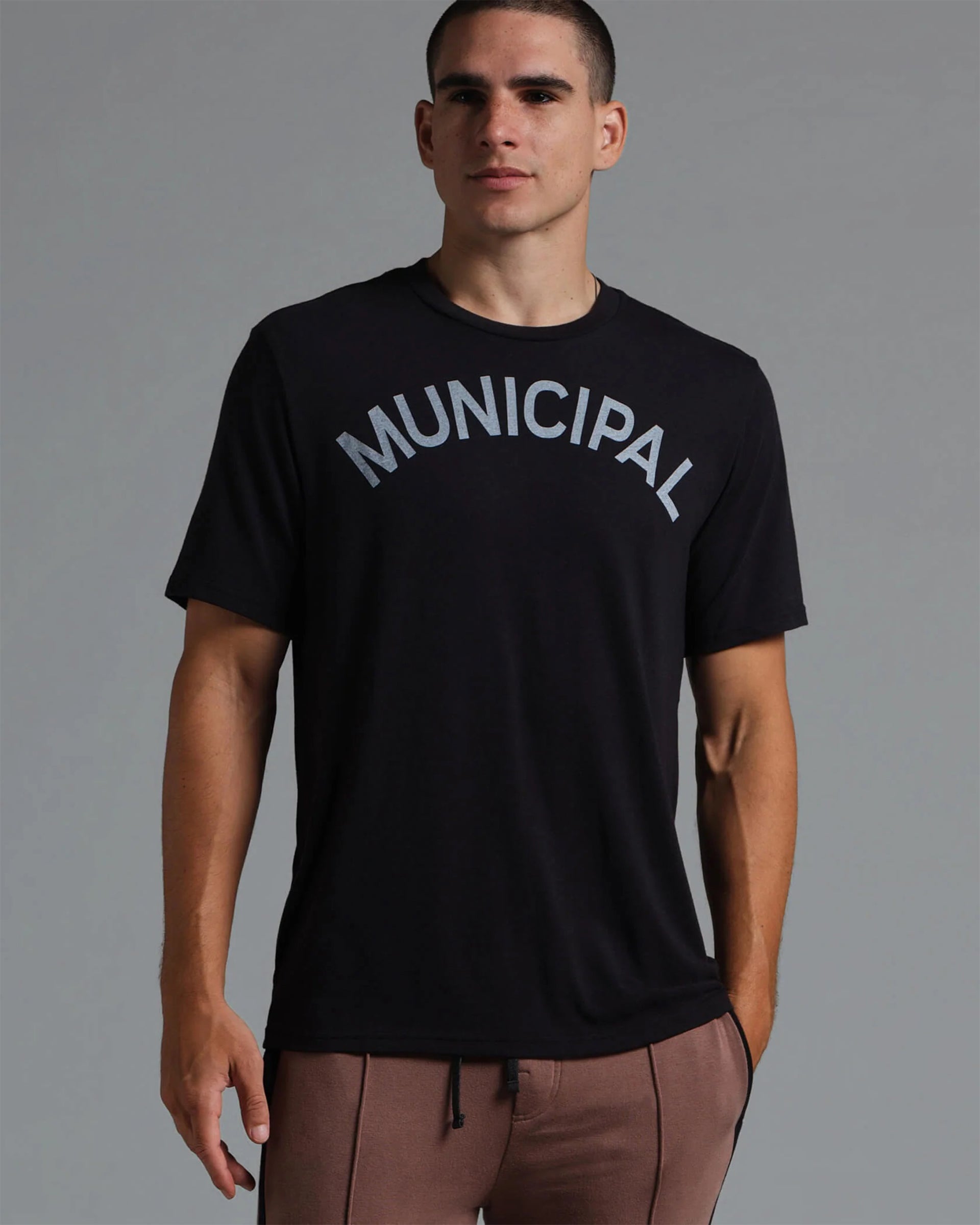 Municipal Origin Superblend Short Sleeve T-Shirt - Black