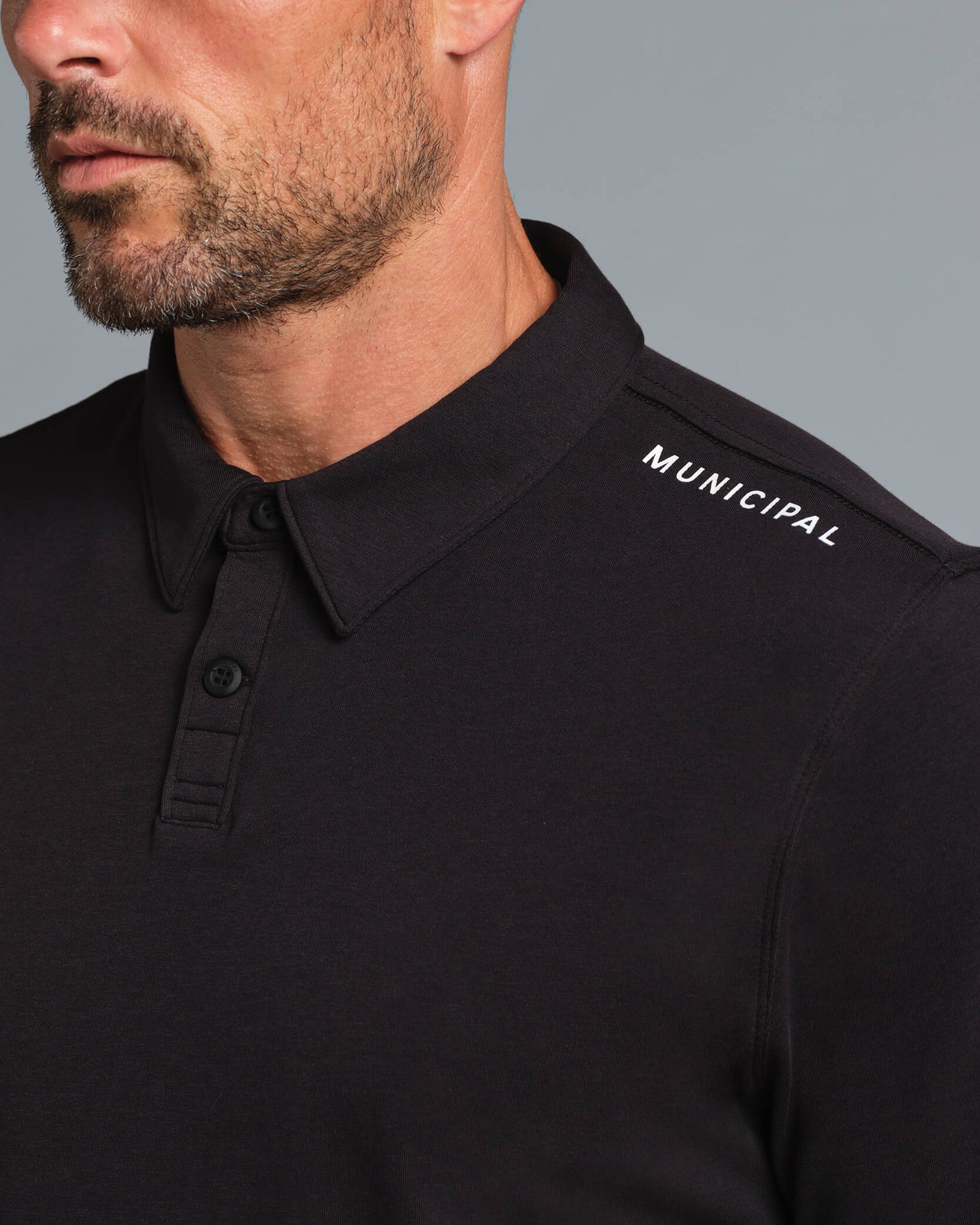 Municipal Sportcross Polo - Black