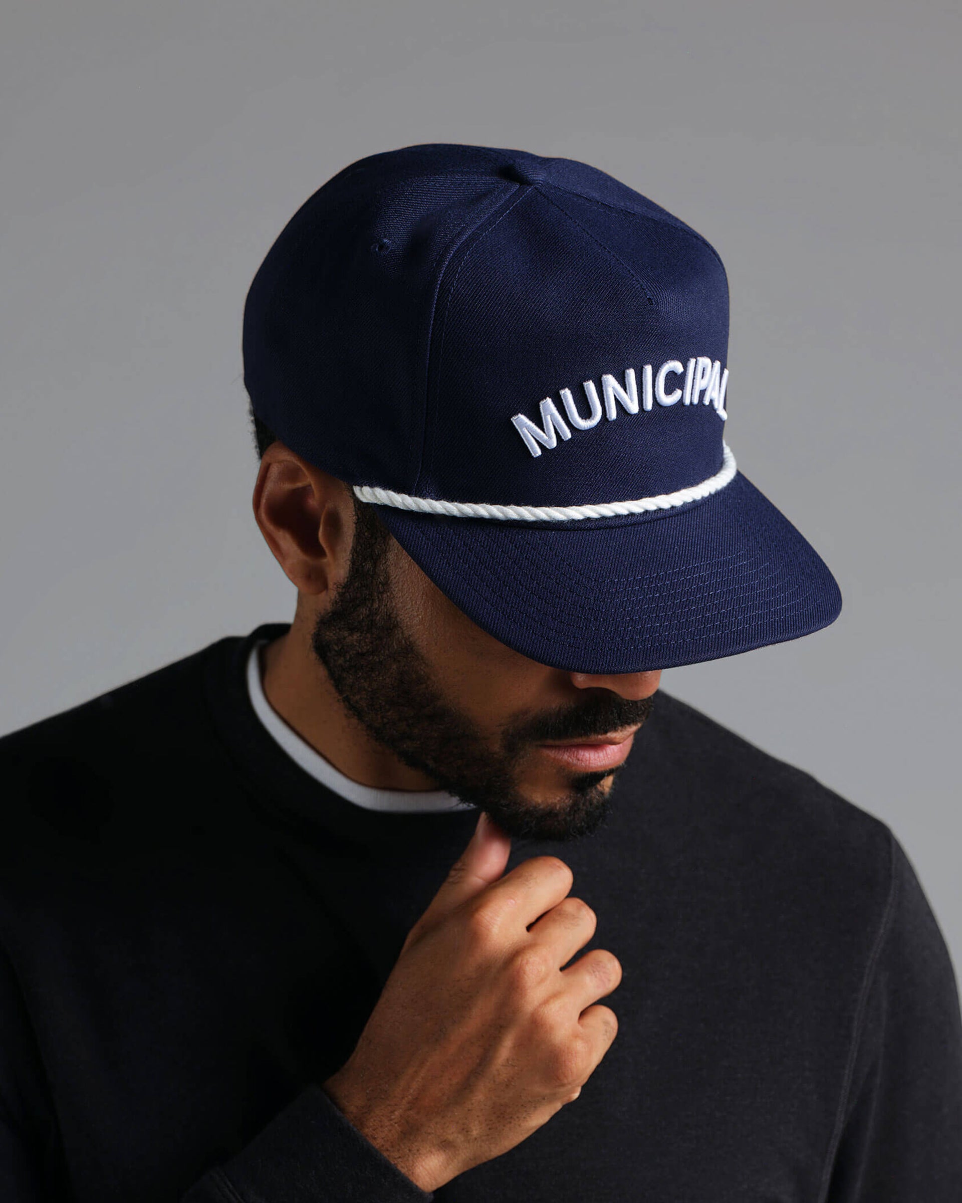 Municipal Trophy Corded Hat - Navy