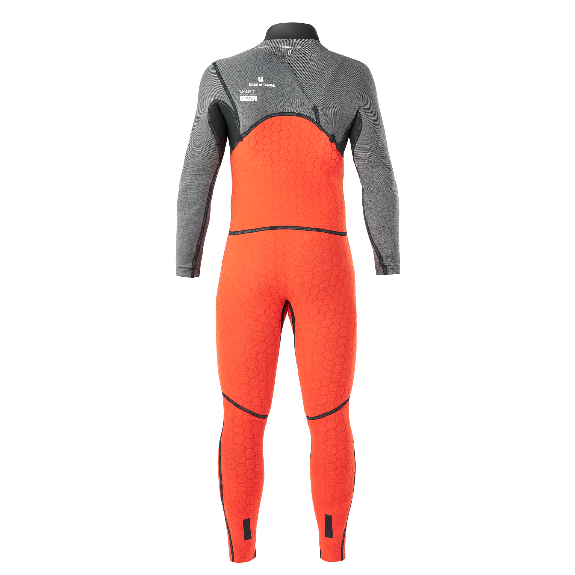 Picture 3/2mm Dome Front Chest Zip Fullsuit Wetsuit - BLACK