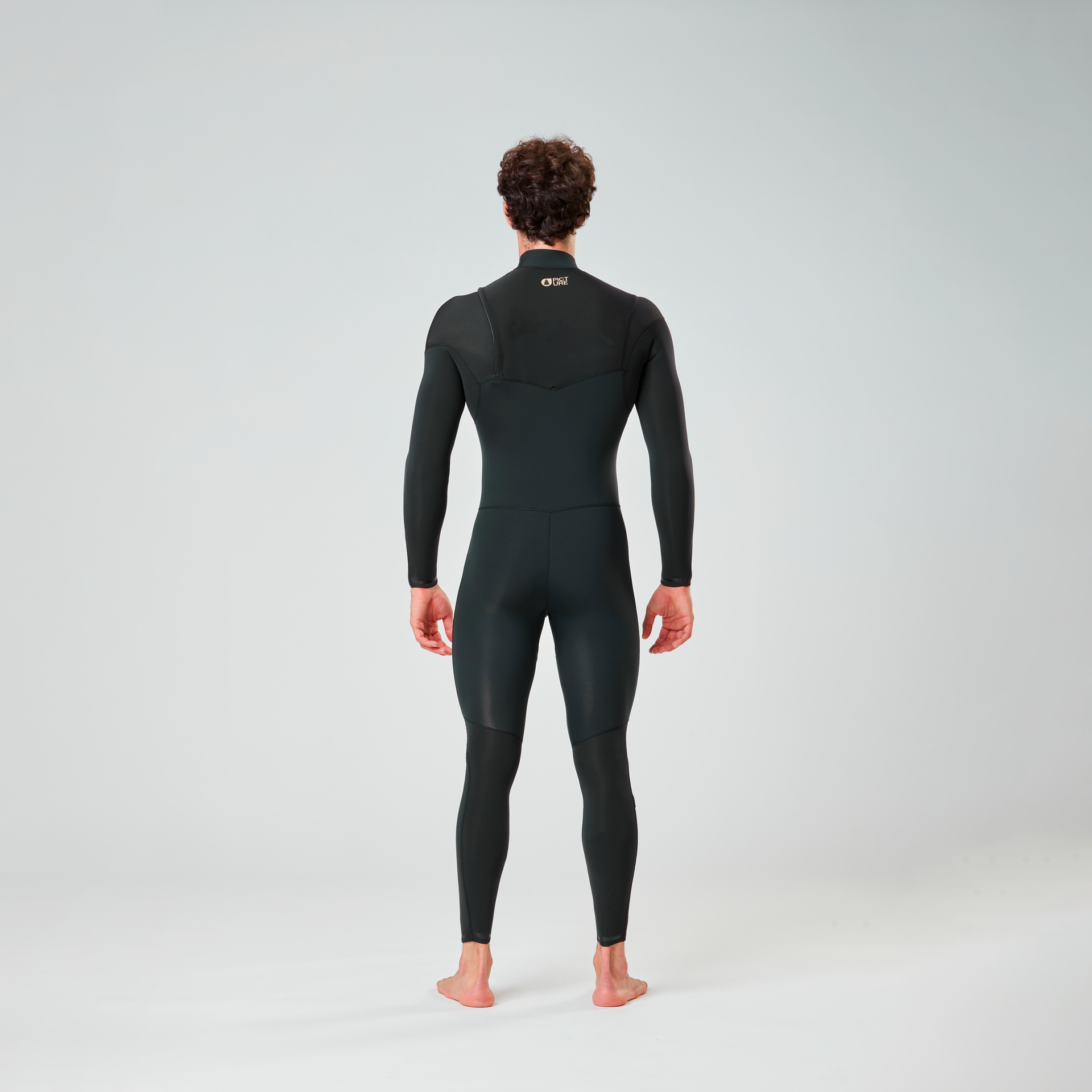 Picture Men's 4/3mm Equation Front Zip Fullsuit Wetsuit - BLACK