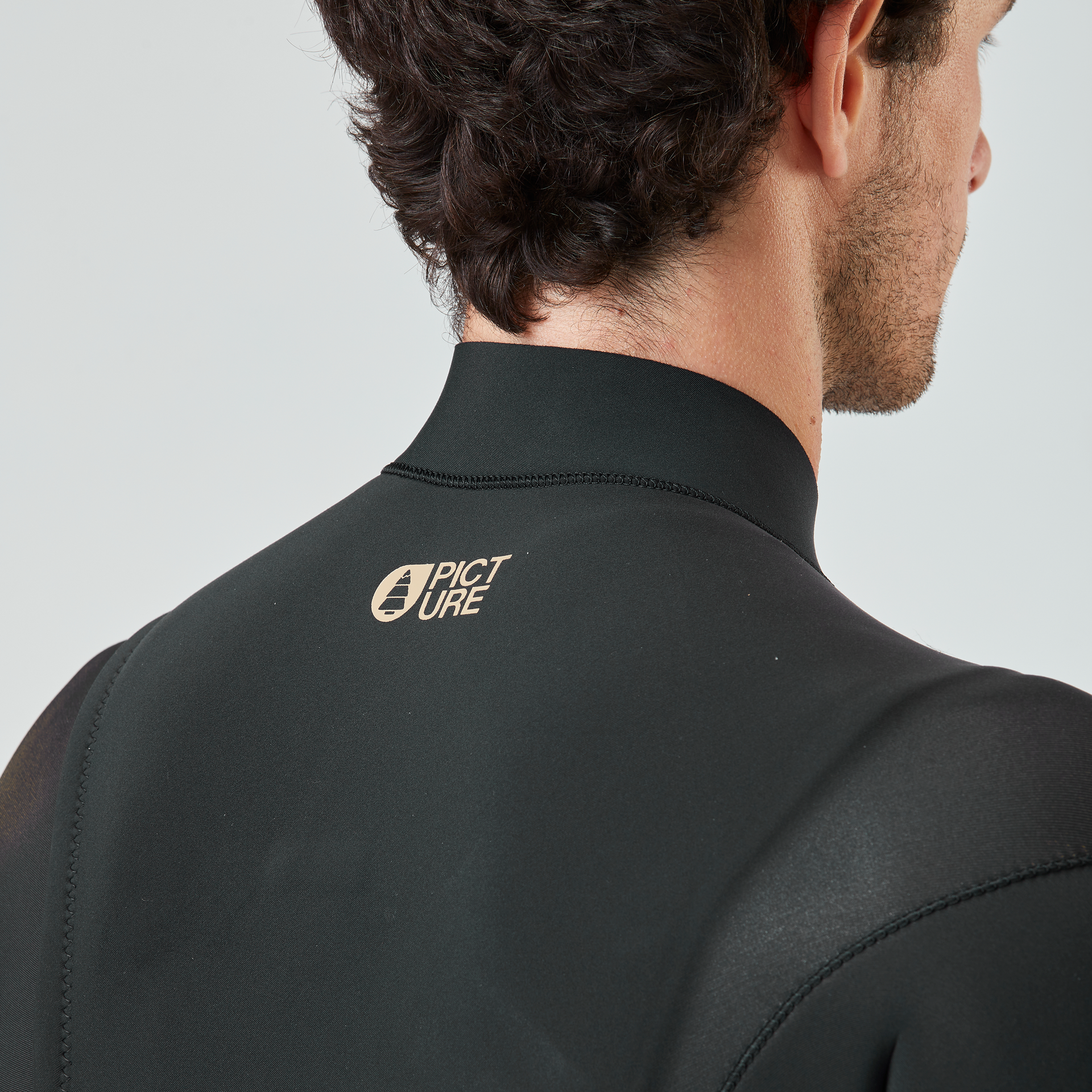 Picture Men's 4/3mm Equation Front Zip Fullsuit Wetsuit - BLACK