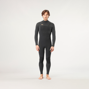 Picture Men's 4/3mm Equation Flex Skin Front Chest Zip Fullsuit Wetsuit - BLACK