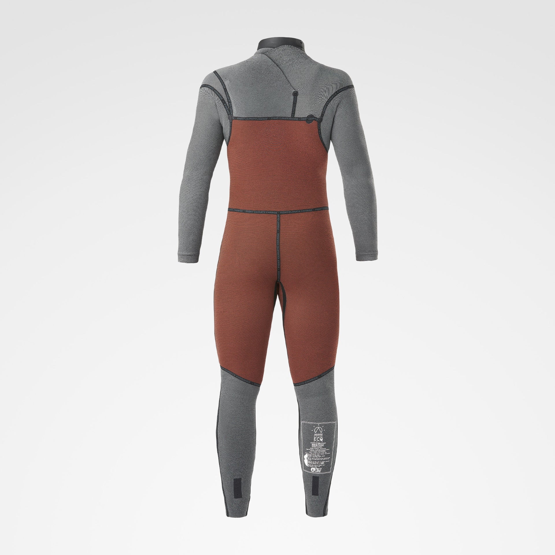 Picture Men's 4/3mm Equation Flex Skin Front Chest Zip Fullsuit Wetsuit - BLACK