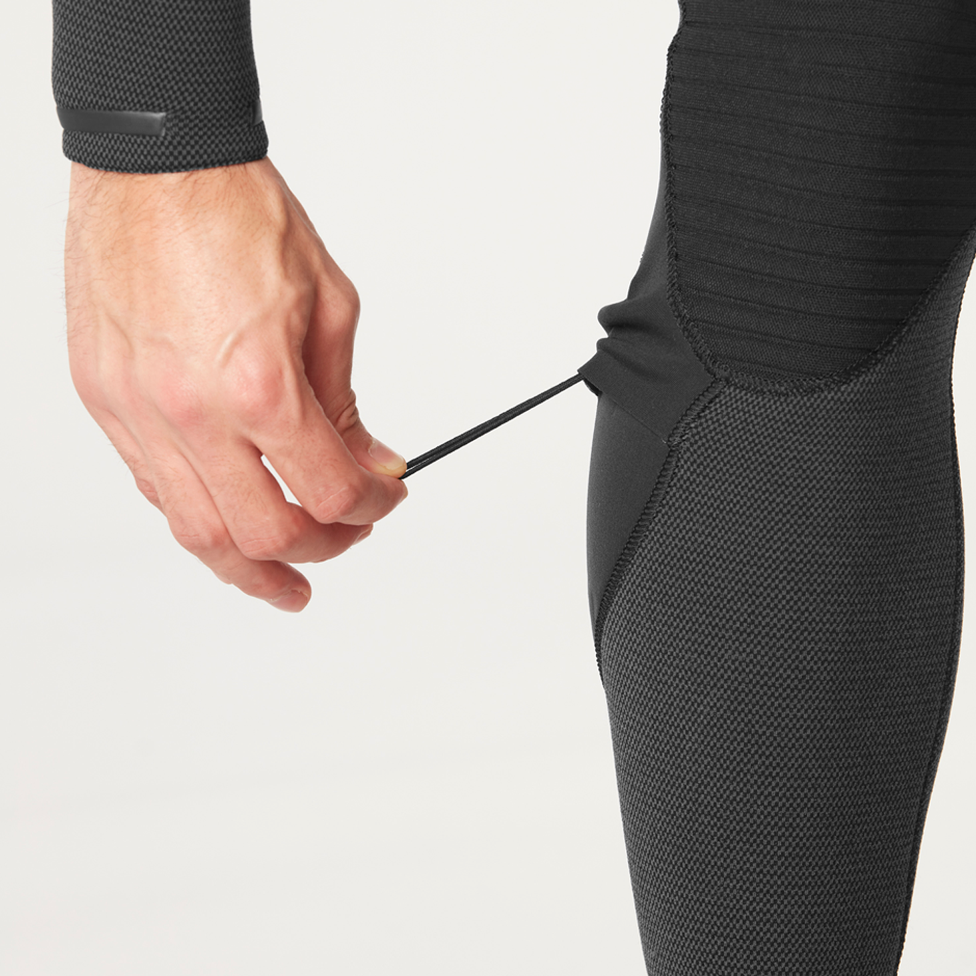 Picture Men's 4/3mm Equation Flex Skin Front Chest Zip Fullsuit Wetsuit - BLACK