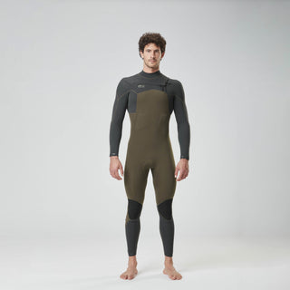 Picture Men's 4/3mm Equation Flex Skin Front Chest Zip Fullsuit Wetsuit - DARK ARMY GREEN