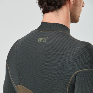 Picture Men's 4/3mm Equation Flex Skin Front Chest Zip Fullsuit Wetsuit - DARK ARMY GREEN