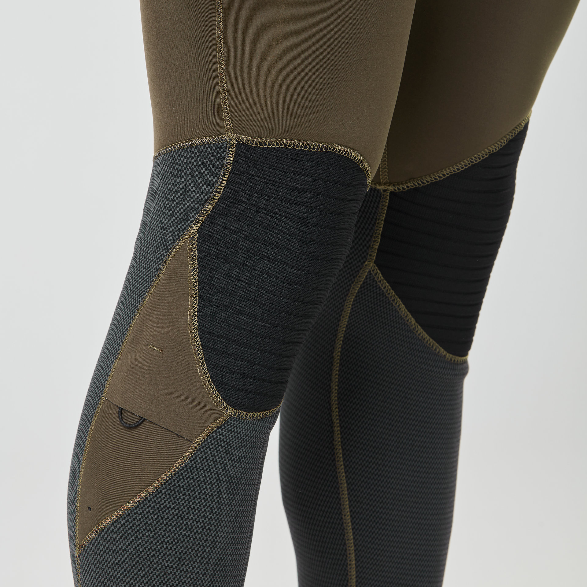 Picture Men's 4/3mm Equation Flex Skin Front Chest Zip Fullsuit Wetsuit - DARK ARMY GREEN