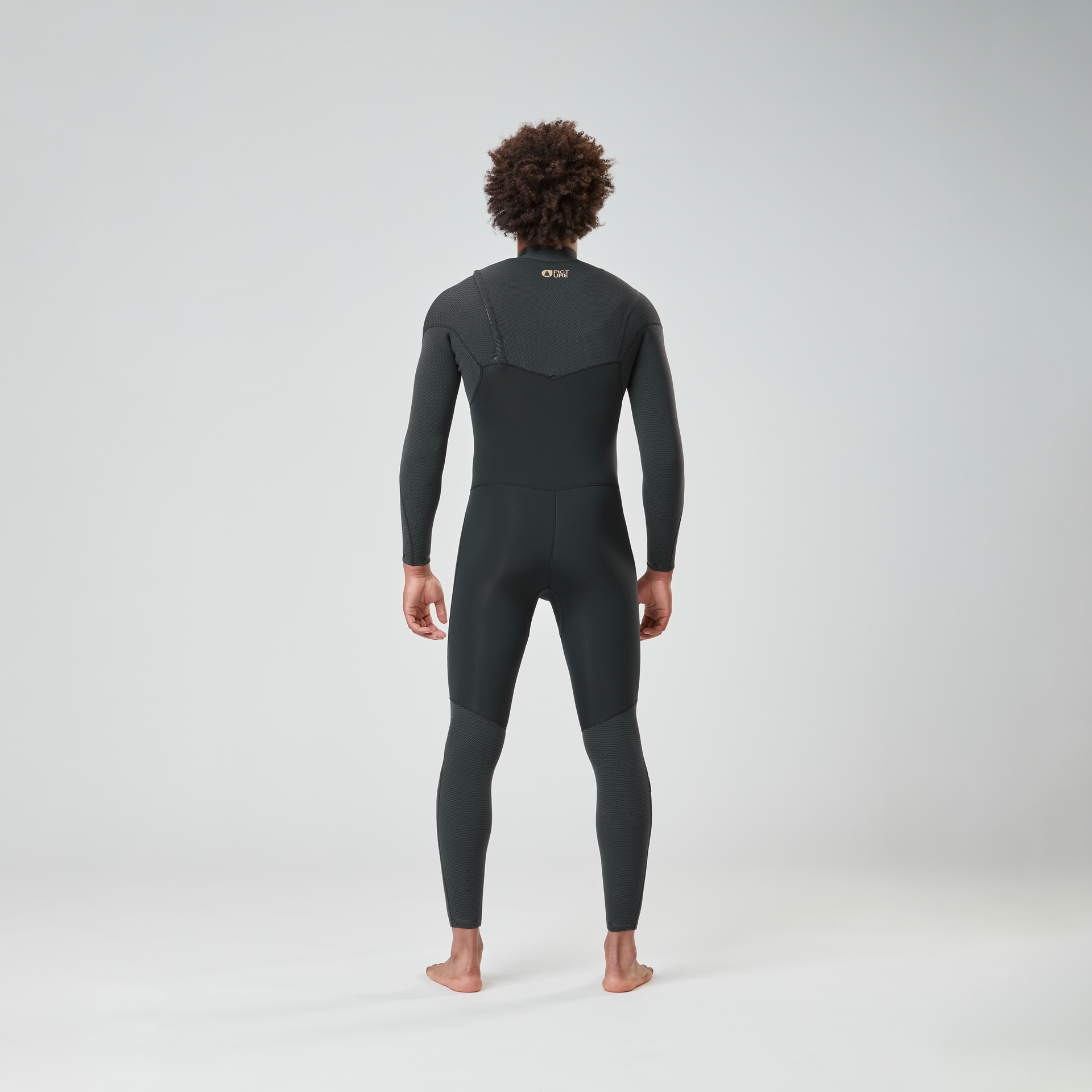 Picture 3/2mm Equation Flex Skin Front Chest Fullsuit Wetsuit - BLACK