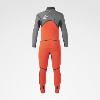 Picture 4/3mm Dome Front Chest Zip Fullsuit Wetsuit - BLACK