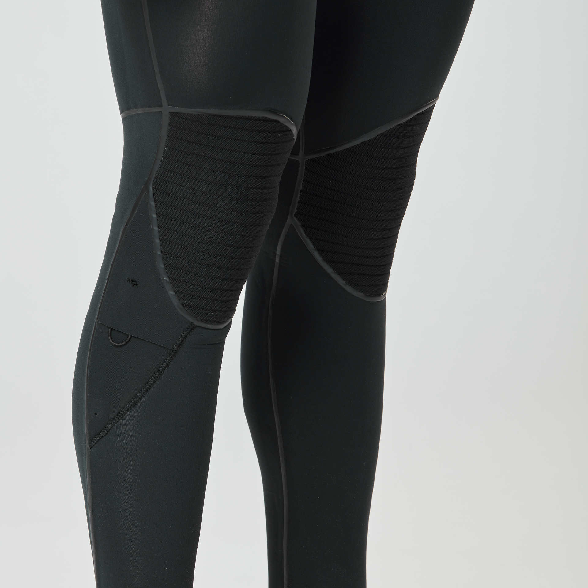 Picture 4/3mm Dome Front Chest Zip Fullsuit Wetsuit - BLACK