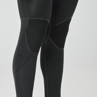 Picture 4/3mm Dome Front Chest Zip Fullsuit Wetsuit - BLACK
