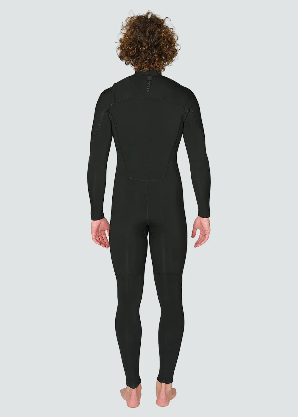 Vissla Men's 7 Seas 3/2mm Chest Zip Fullsuit Wetsuit - Stealth