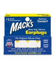 Mack's Silicon Ear Plugs Pillow Soft® Silicone Putty Ear Plugs