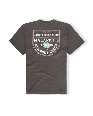 Malarkys S/S Tee - Charcoal