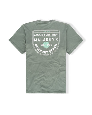 Malarkys S/S Tee - Light Green