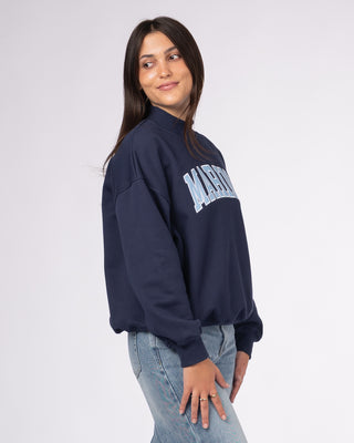 Marina Mockneck Sweatshirt - Navy