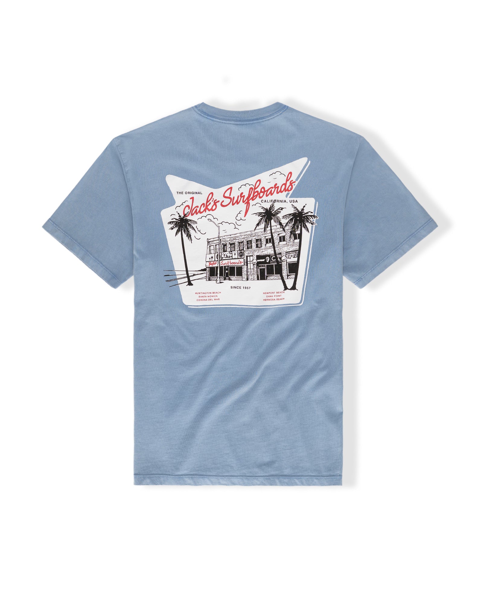 Matchbook Pigment HW S/S T-Shirt - Baby Blue Mineral