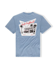 Matchbook Pigment HW S/S T-Shirt - Baby Blue Mineral
