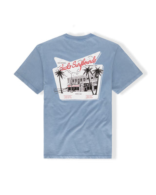 Matchbook Pigment HW S/S T-Shirt - Baby Blue Mineral