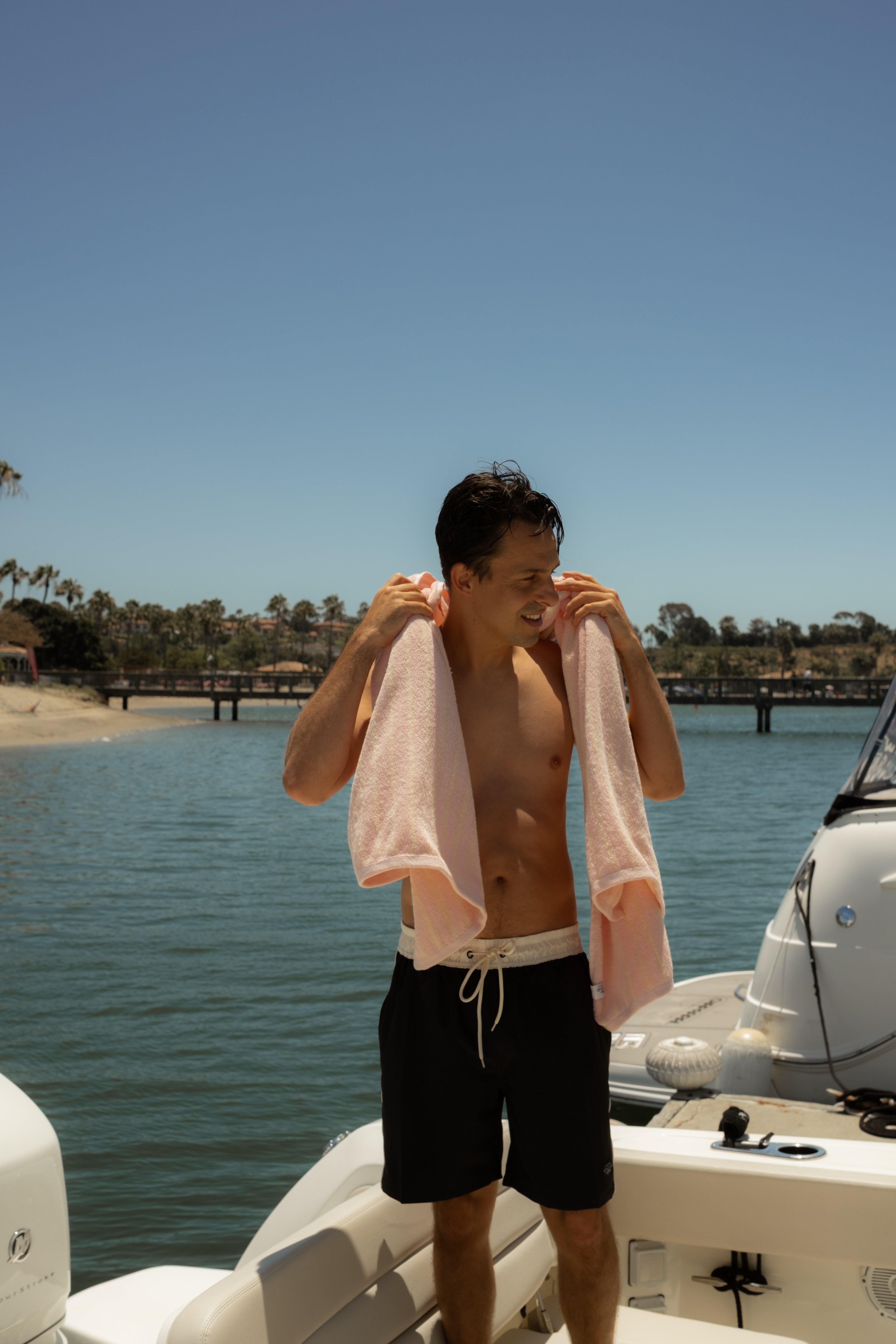 Danielle Brown Matt 15" Boardshorts - Black