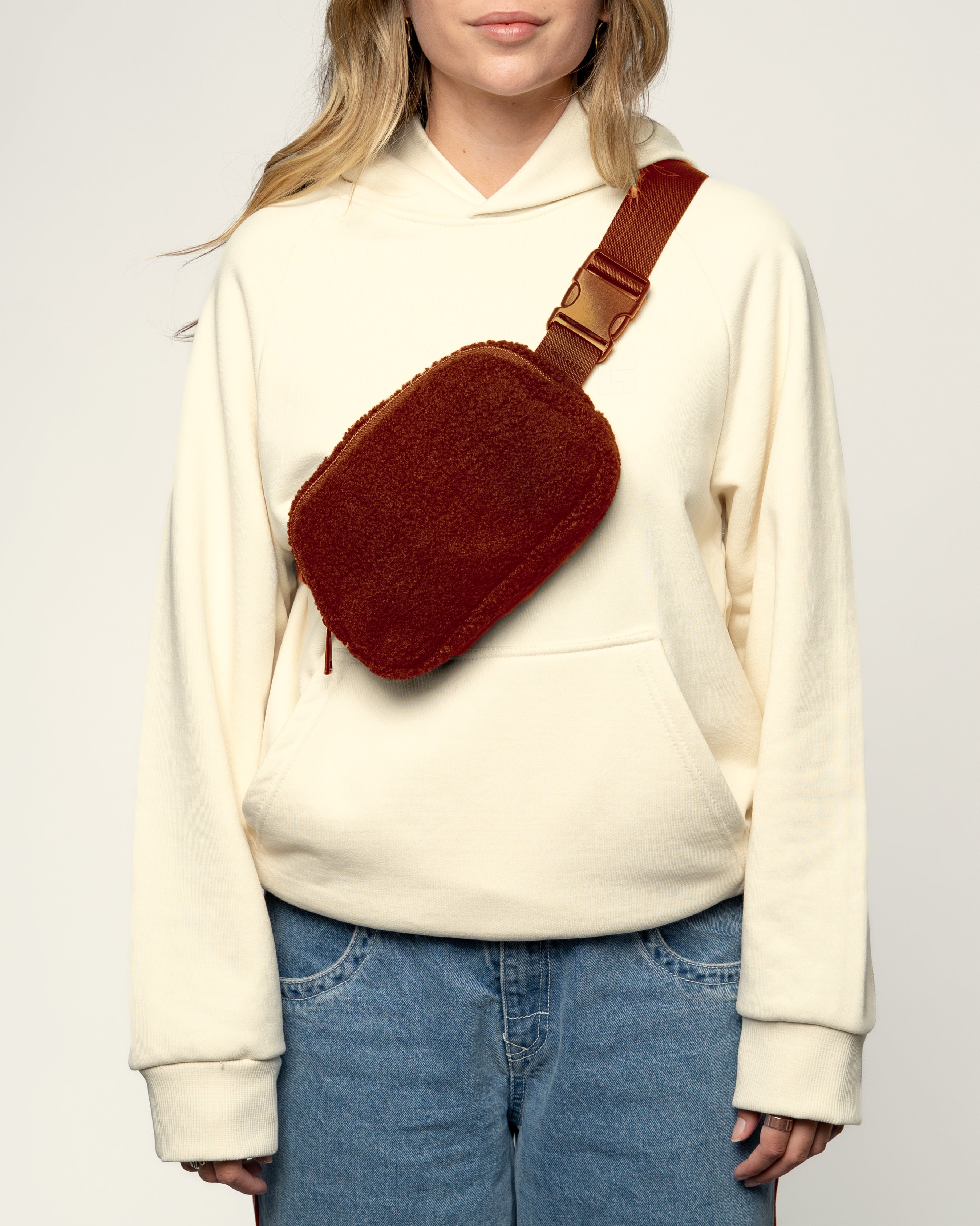 Zamin Chic Fuzzy Anywhere Belt Bag