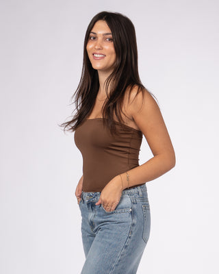 Meara Tube Top - Brown