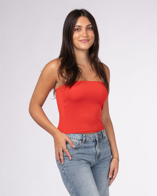 Meara Tube Top - Red