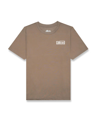Logo box S/S Tee - Brown
