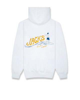 Bobber Classic Pullover Hoodie - White
