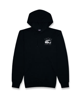 Bus Stop Classic Pullover Hoodie - Black