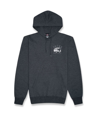 Bus Stop Classic Pullover Hoodie - Charcoal Heather