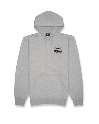 Bus Stop Classic Pullover Hoodie - Heather Grey