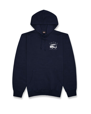 Bus Stop Classic Pullover Hoodie - Navy
