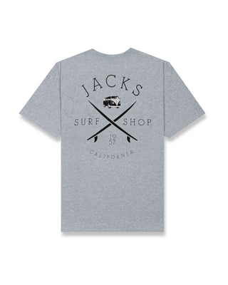 Bus Stop CF (Classic Fit) S/S Tee - Athletic Grey